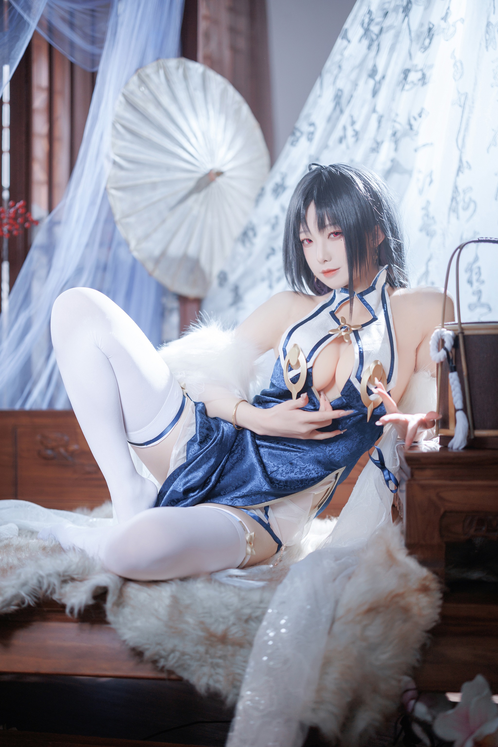 图片[1]-封疆疆v – NO.031 定安旗袍[37P]-XikXak